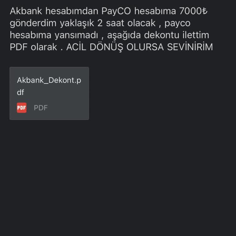 Para Transferinde Akbank Ve Payco Arasında Kayıp