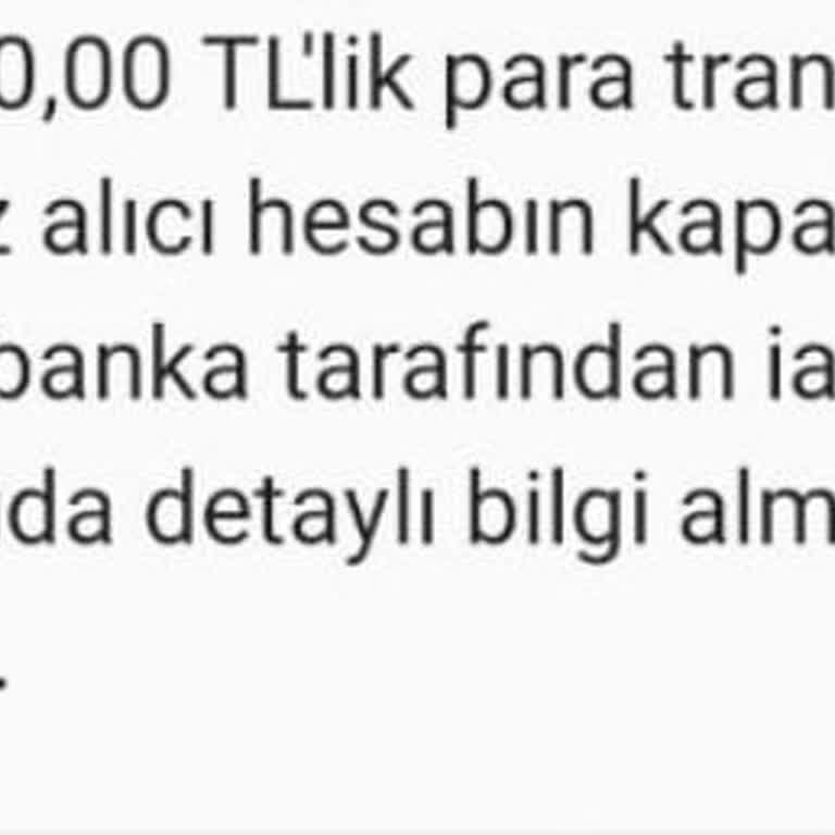 Para Transferi Sorunu Ve Müşteri Hizmetleri İletişimsizliği
