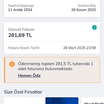 Sözleşme Şartlarına Uymayan Fatura Artışı
