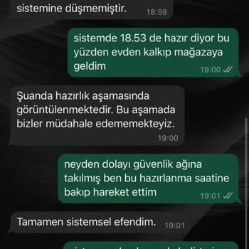 Click&Collect Hizmetinde Güvenlik Ağına Takılan Sipariş Sorunu