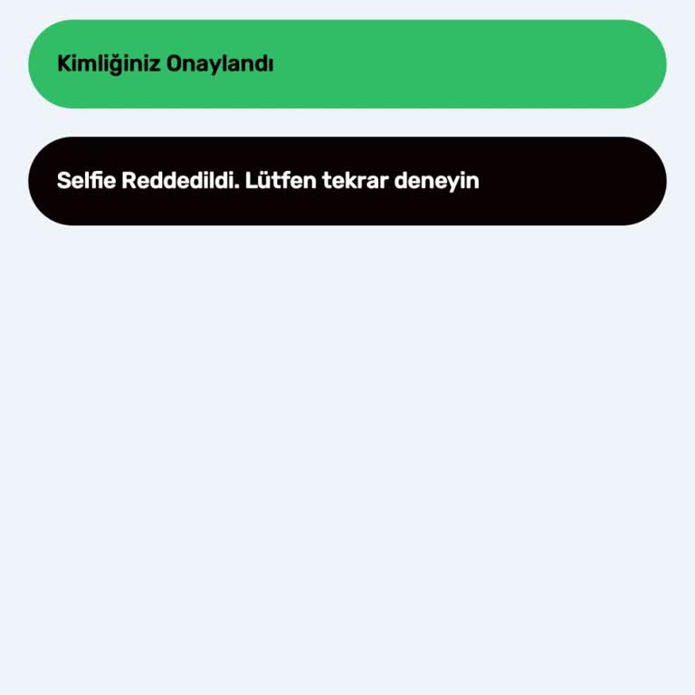 Sürekli Reddedilen Selfie Doğrulama Sorunu