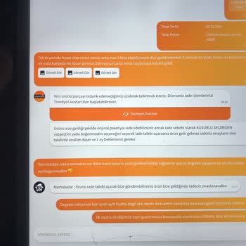Kusurlu Ürün Ve Değişim Talebine Red: Trendyol Alışveriş Sorunu