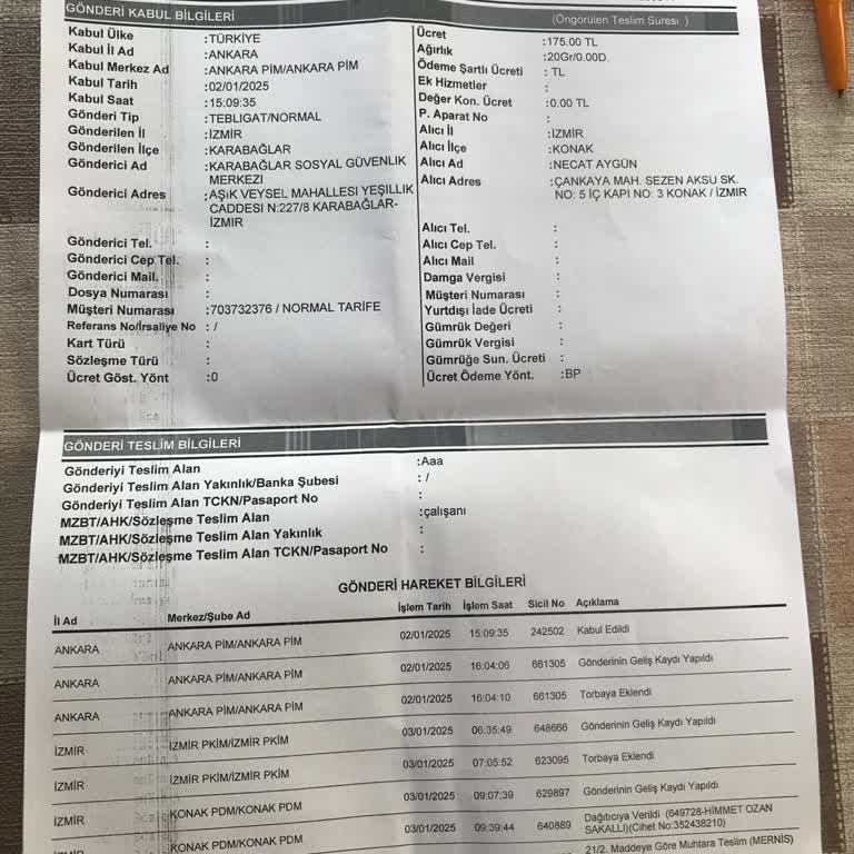 SGK Evrak Tesliminde Sorumsuzluk