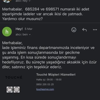 İadelerin Gecikmesi Ve Müşteri Hizmetleri Sorunu