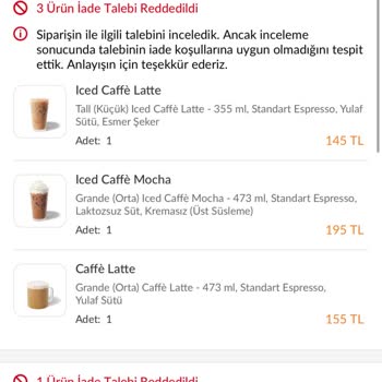 Yanlış Sipariş Ve İade Sorunu: Starbucks Ve Trendyol GO Hayal Kırıklığı