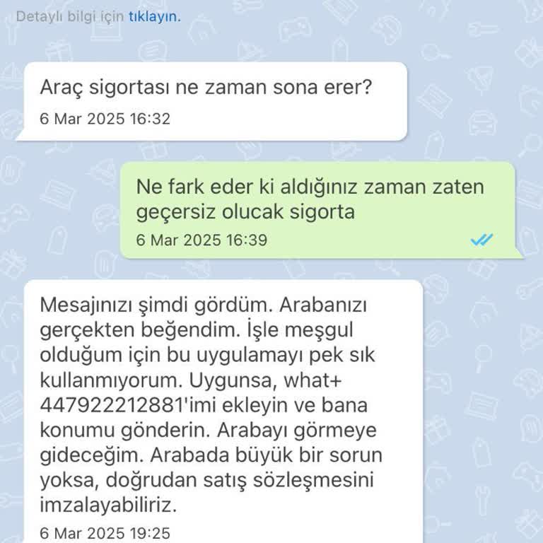 Sahibinden.com Üzerinden Yabancı Numaradan Gelen Mesaj Ve Güvenlik Endişesi