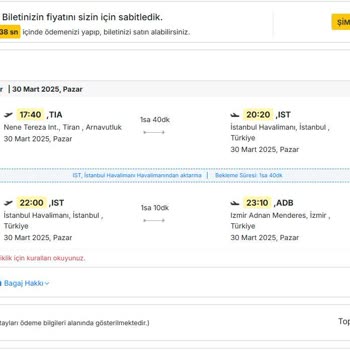 THY İle Uçuş Rezervasyonunda Yaşanan Fiyat Ve İptal Sorunları