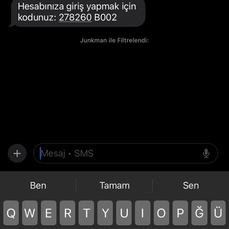 Onytek'in Mesajları: Bilgim Dışında Gönderilen Kodlar