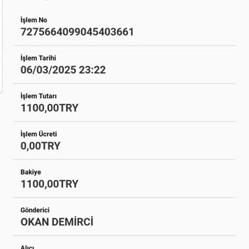 Para Transferinde Yaşanan Sorun Ve Yetersiz Müşteri Hizmeti