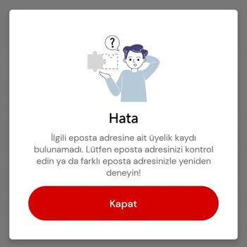 Passolig Uygulamasına Giriş Sorunu: E-posta Tanınmıyor