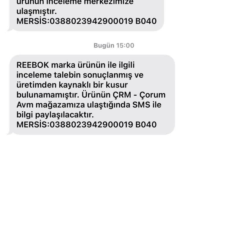 Reebok Ayakkabıda Kalite Sorunu Ve Müşteri Hizmetleri Hayal Kırıklığı