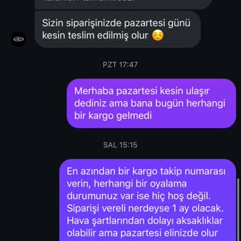 Sipariş Sonrası İletişim Ve Stok Sorunları
