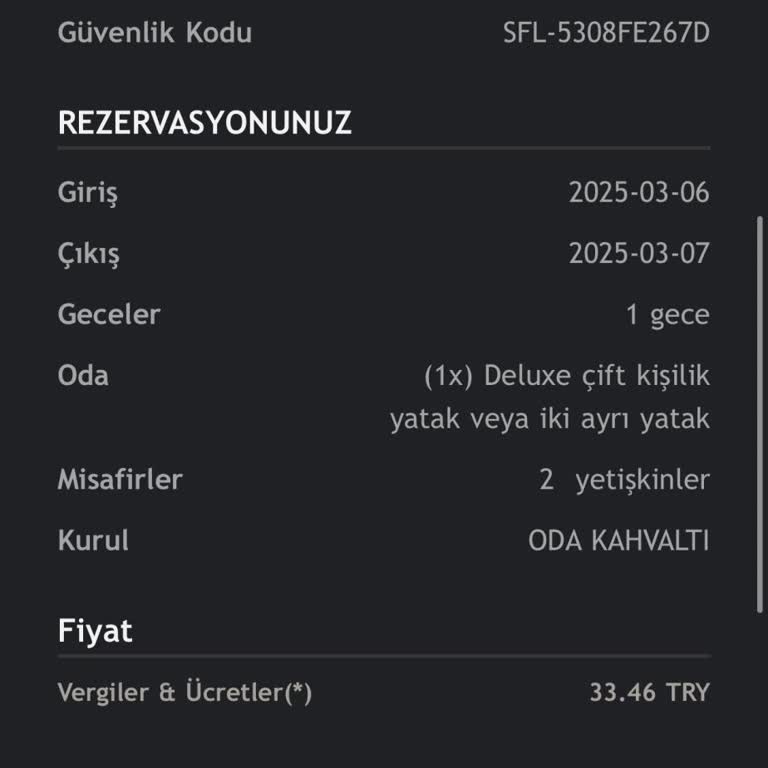 Rezervasyon Fiyaskosu: Onaylanan İşlem Sonuçsuz Kaldı