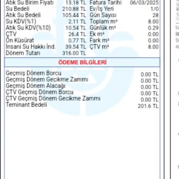 Su Aboneliği Taksitlendirme Ve Gizli Zamlar