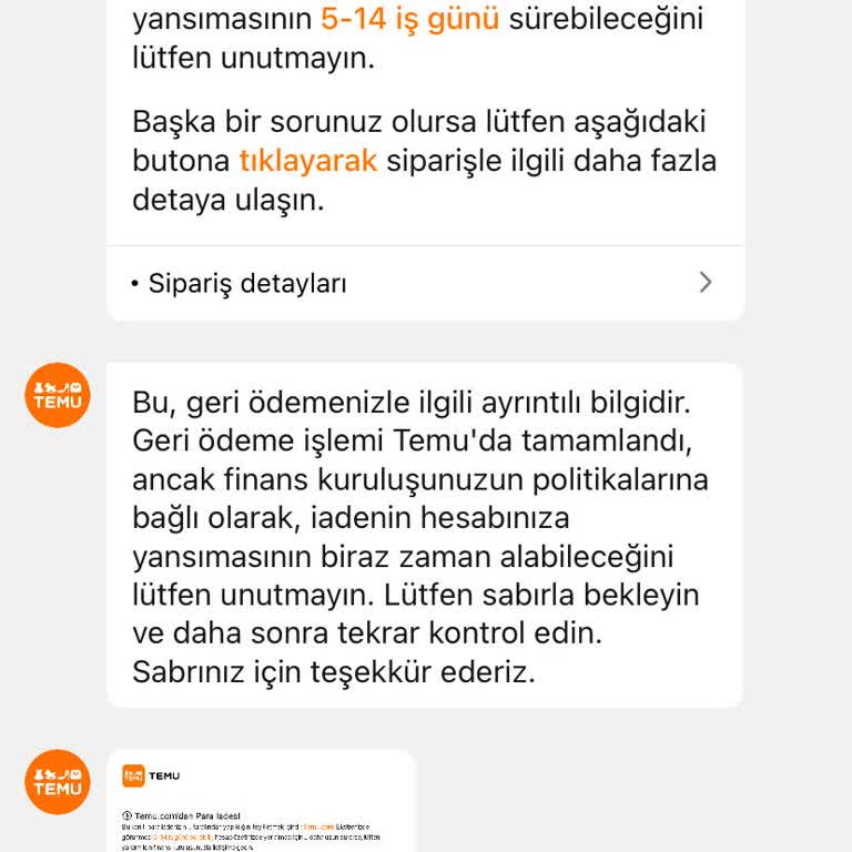 İptal Edilen Siparişin İadesi Hala Gerçekleşmedi