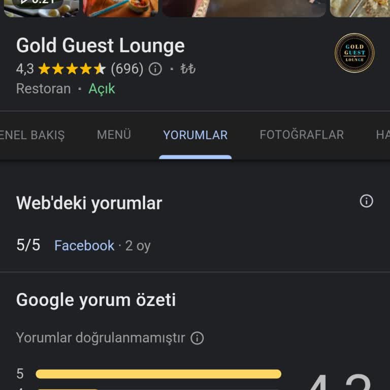 Gold Guest Lounge Fiyat Sorunu