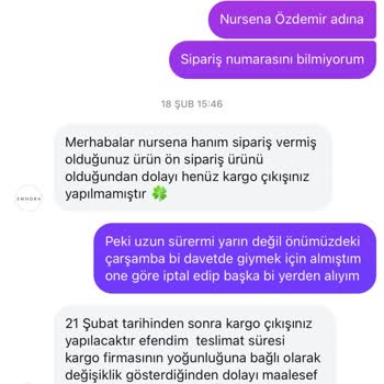 Geç Kargo Ve İade Sorunu İle Mağduriyet Yaşadım