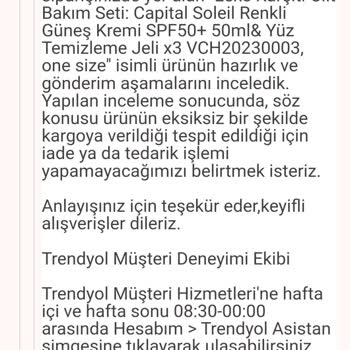 Trendyol Siparişimde Eksik Ürün Şoku