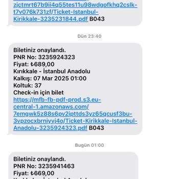 Yanlış Bilet Saati Ve İade Sorunu