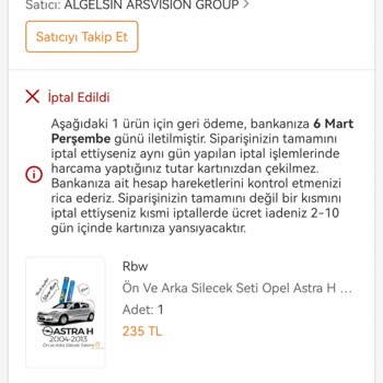 İade Edilmeyen Para: Acil Çözüm Bekliyorum