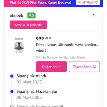 Ebebek Siparişimde Gecikme Ve İletişim Sorunu