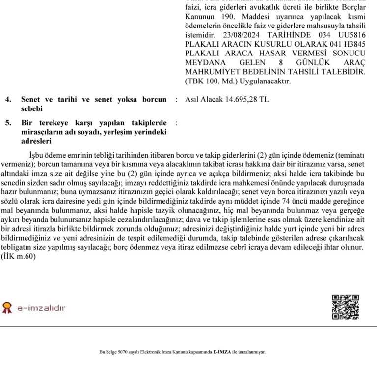 Quick Sigorta Avukatı İle Yaşanan İcra Dosyası Sorunu