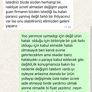 Mobilya Teslimatında Yanlış Ürün Ve İade Sorunu