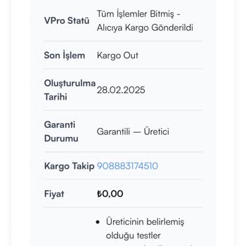 Hepsiburada'dan Alınan Robot Süpürge Servis Sorunu
