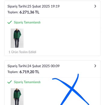 Hatalı Beden Ve İade Sürecinde Yaşanan Sorunlar: Para İadesi Bekleniyor