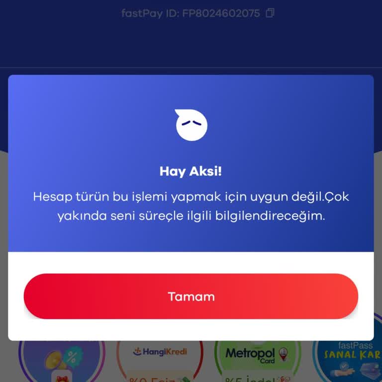 FastPay'de Kredi Kartı İle Para Yükleme Sorunu