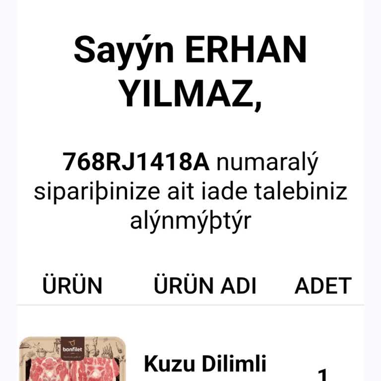 Bonfilet'ten İade Bekleyişi: Mağduriyet Devam Ediyor