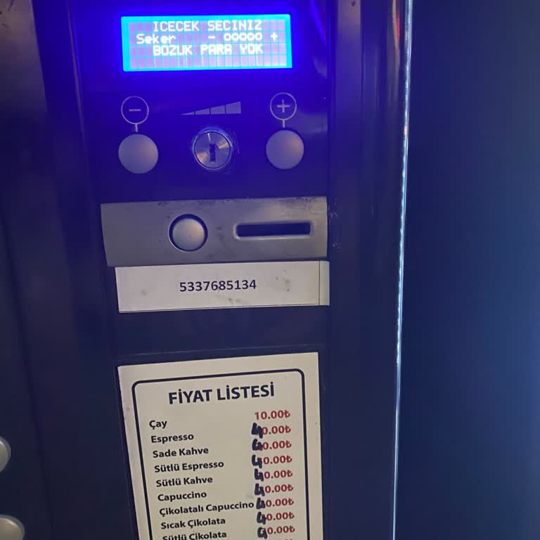 Cemaloğlu Otomat Otomat Makinesi Mağduriyeti: İçecek Alınamaması