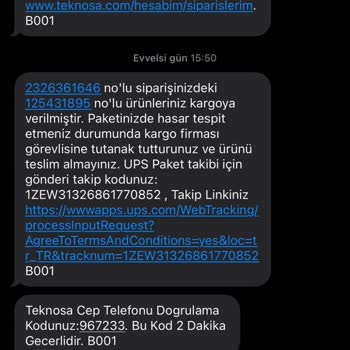 Yanıltıcı Teslimat Bilgileri Ve Ürün Teslimat Sorunu