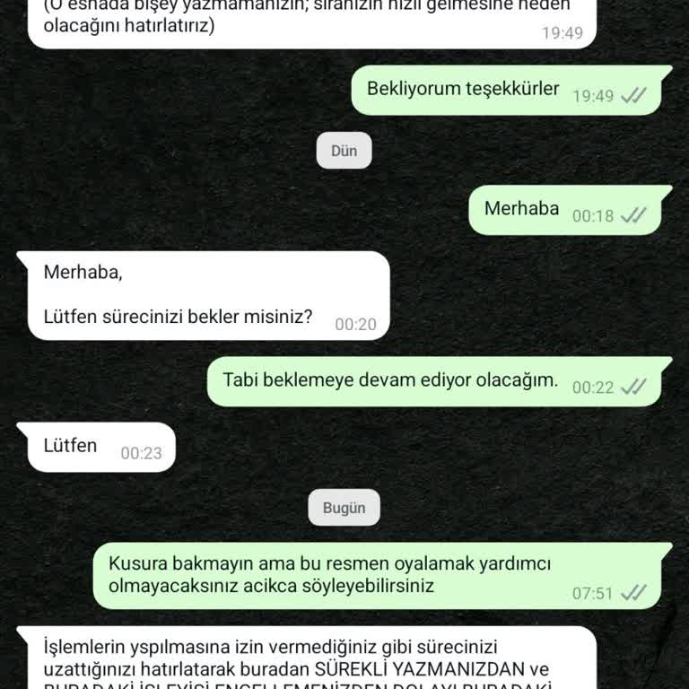 Sipariş Sonrası İletişim Krizi: WhatsApp'ta Cevapsız Günler