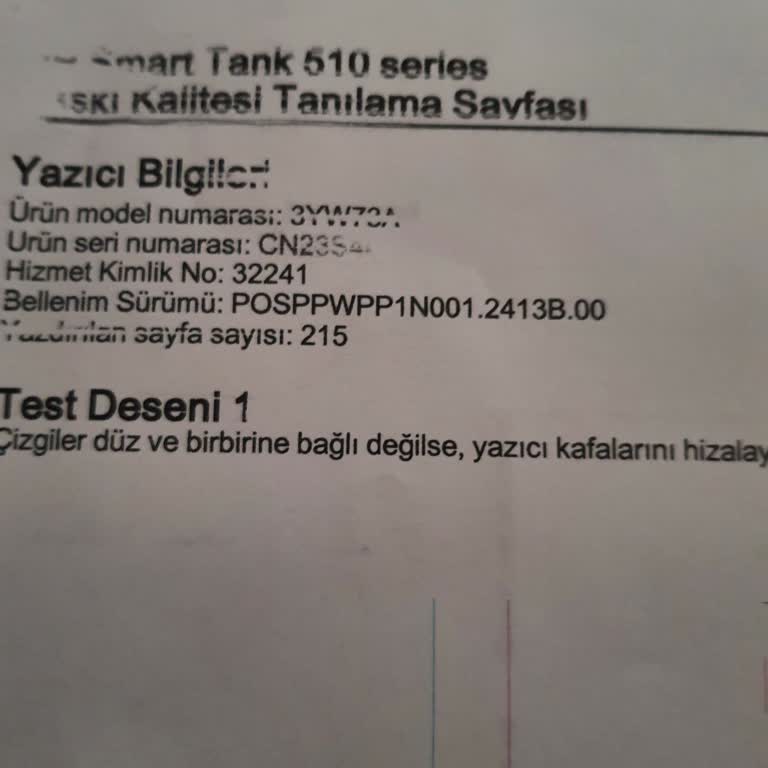 HP Smart Tank 519'un Yavaşlığı Ve Mürekkep Sorunu