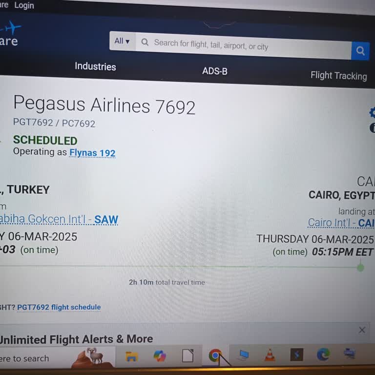 Pegasus Canceled My Flight PC7692 to Cairo Without Notice