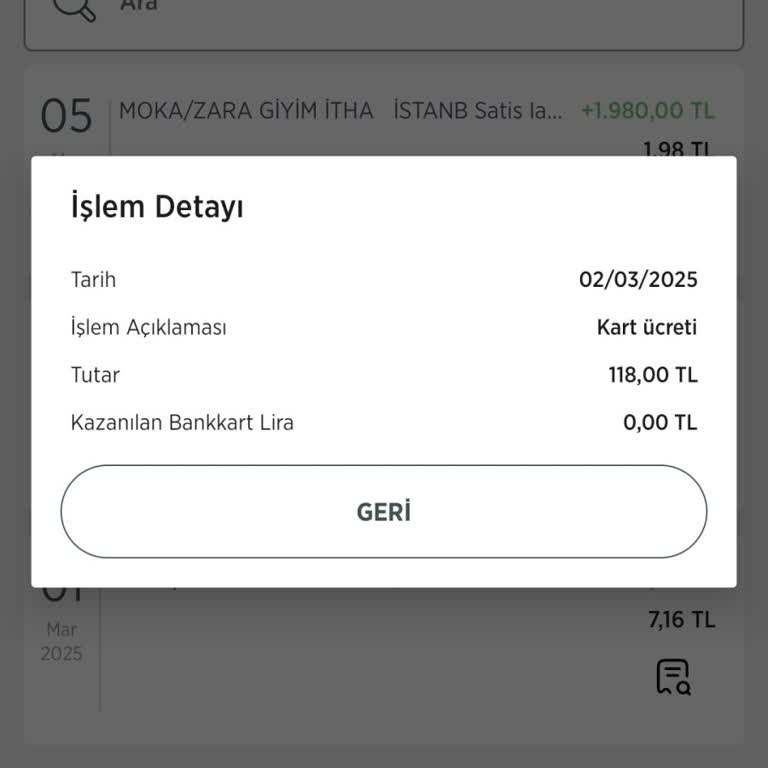 Ücretsiz Karttan Kesilen Ücretin İadesini Talep Ediyorum