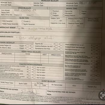 Kurutma Makinesi Tamirinde Süreç Çıkmazı