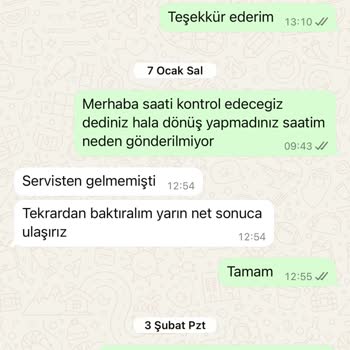 Hangarex Saatin Servis Sürecinde Yaşanan Sorunlar