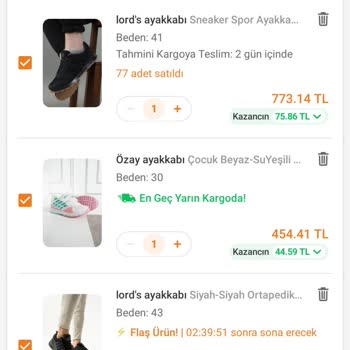 İptal Edilen Siparişler Ve Rehin Tutulan Para