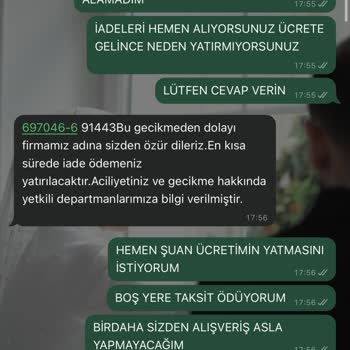 Eksik Ürün Gönderimi Ve İade Sorunları