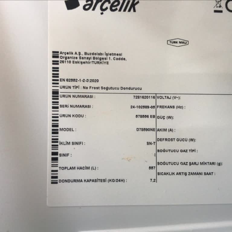 Arçelik Buzdolabı Garanti Sorunu Ve Müşteri Hizmetleri İlgisizliği