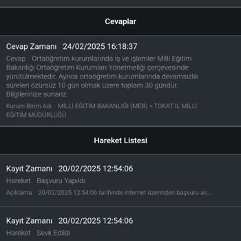 Eğitim Sistemindeki Nakil Süreci Çilesi