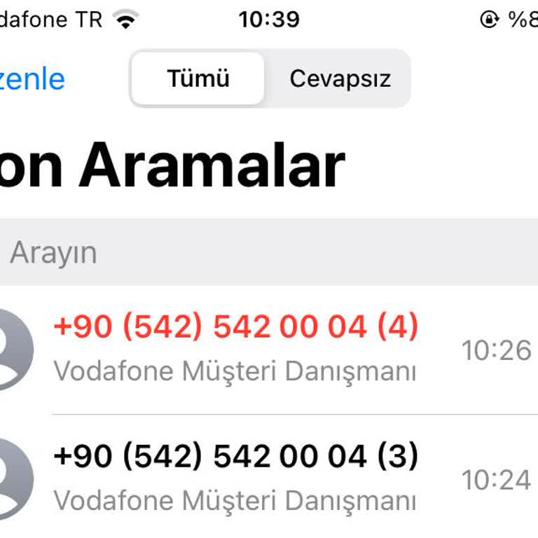 Vodafone Müşteri Hizmetleriyle Yaşanan Sorunlar