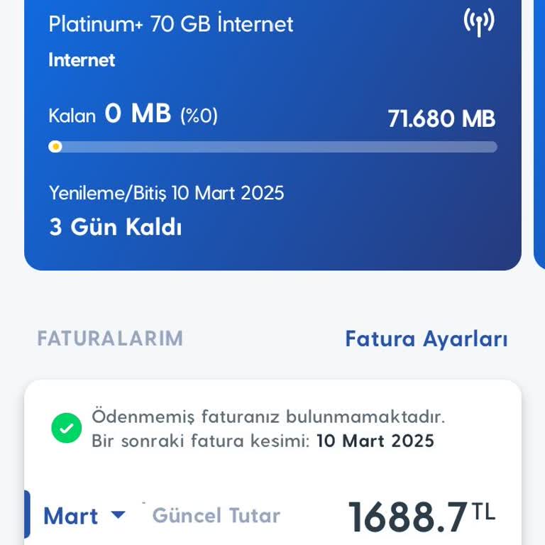 Turkcell İnternet Paketlerinde Hızla Tükenen GB Sorunu
