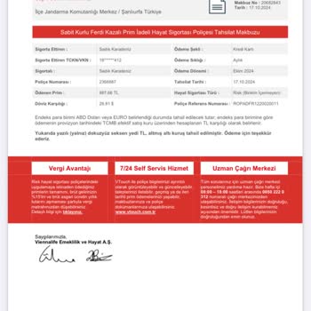 Viennalife Sigorta Hatalarıyla Mağduriyet Yaşatıyor