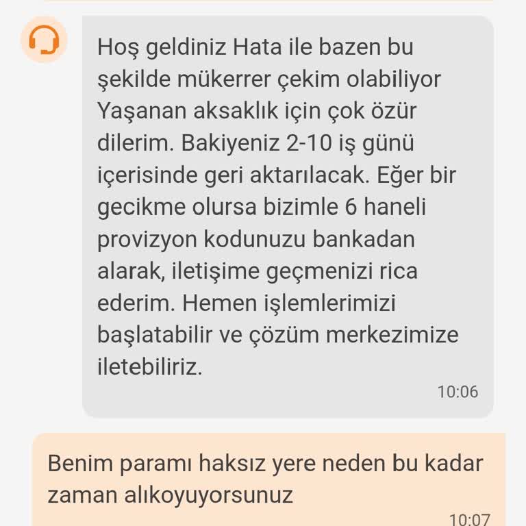 Çifte Ödeme Sorunu Ve Geciken İade Süreci