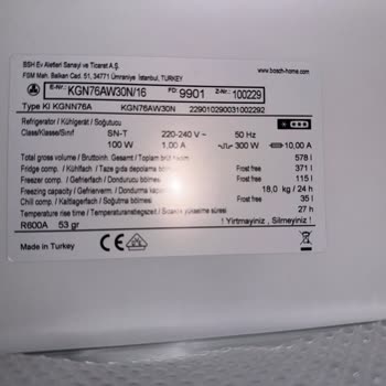 Bosch Buzdolabında Kronik LED Arızası