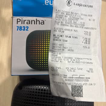 Piranha 7832 Ürünü Ve Erişilemeyen Müşteri Hizmetleri