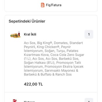 Eksik Sipariş Ve İade Sorunu: Yalova Star AVM Burger King Deneyimi